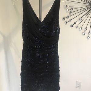 EXPRESS 👗 Glittery blue party dress